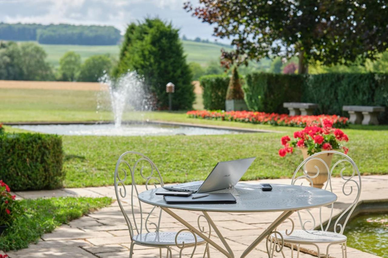 Hostellerie Briqueterie & Spa Champagne Vinay  Buitenkant foto The garden of the Château de Chaumont