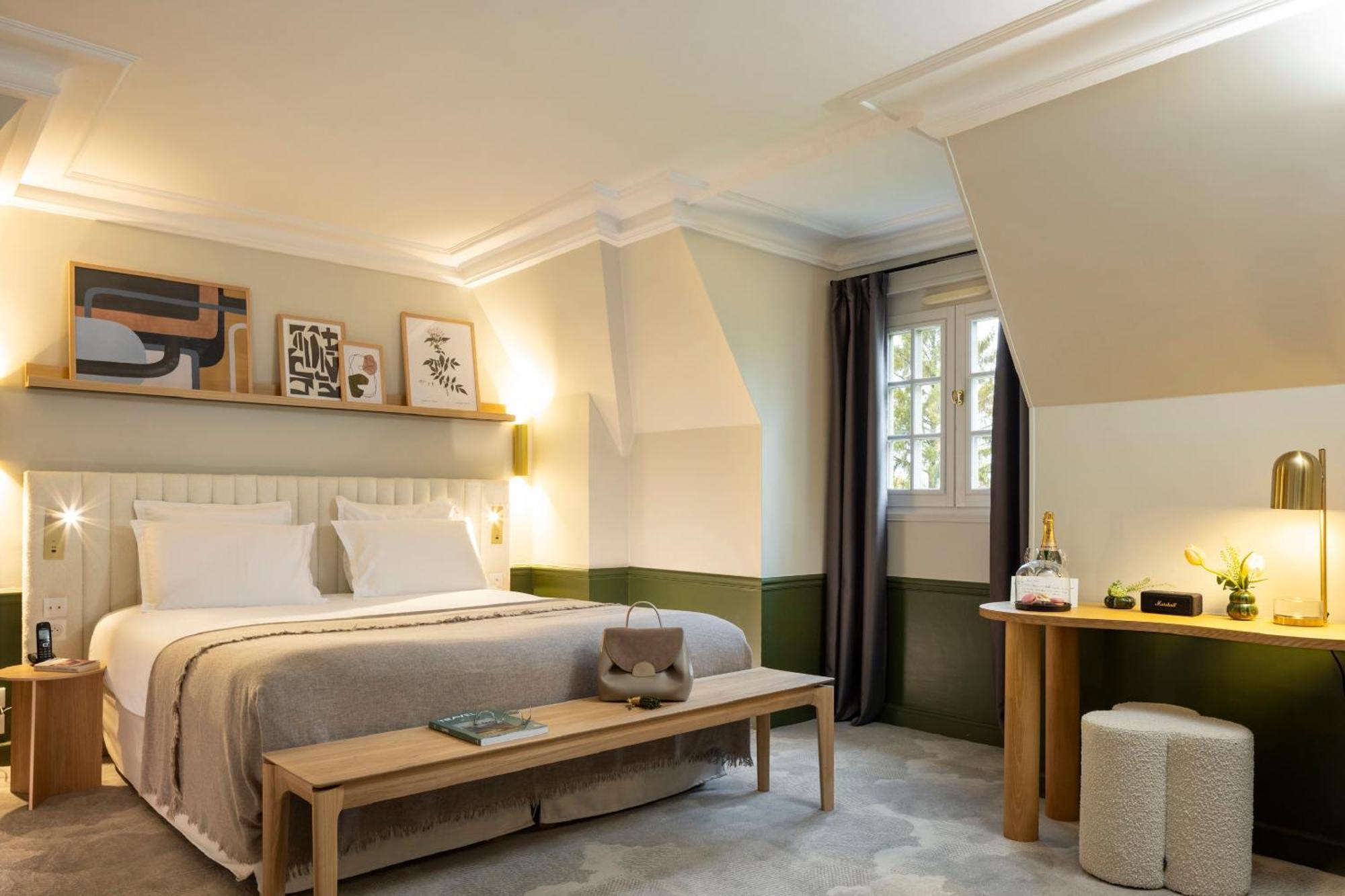 Hostellerie Briqueterie & Spa Champagne Vinay  Buitenkant foto A room at the hotel