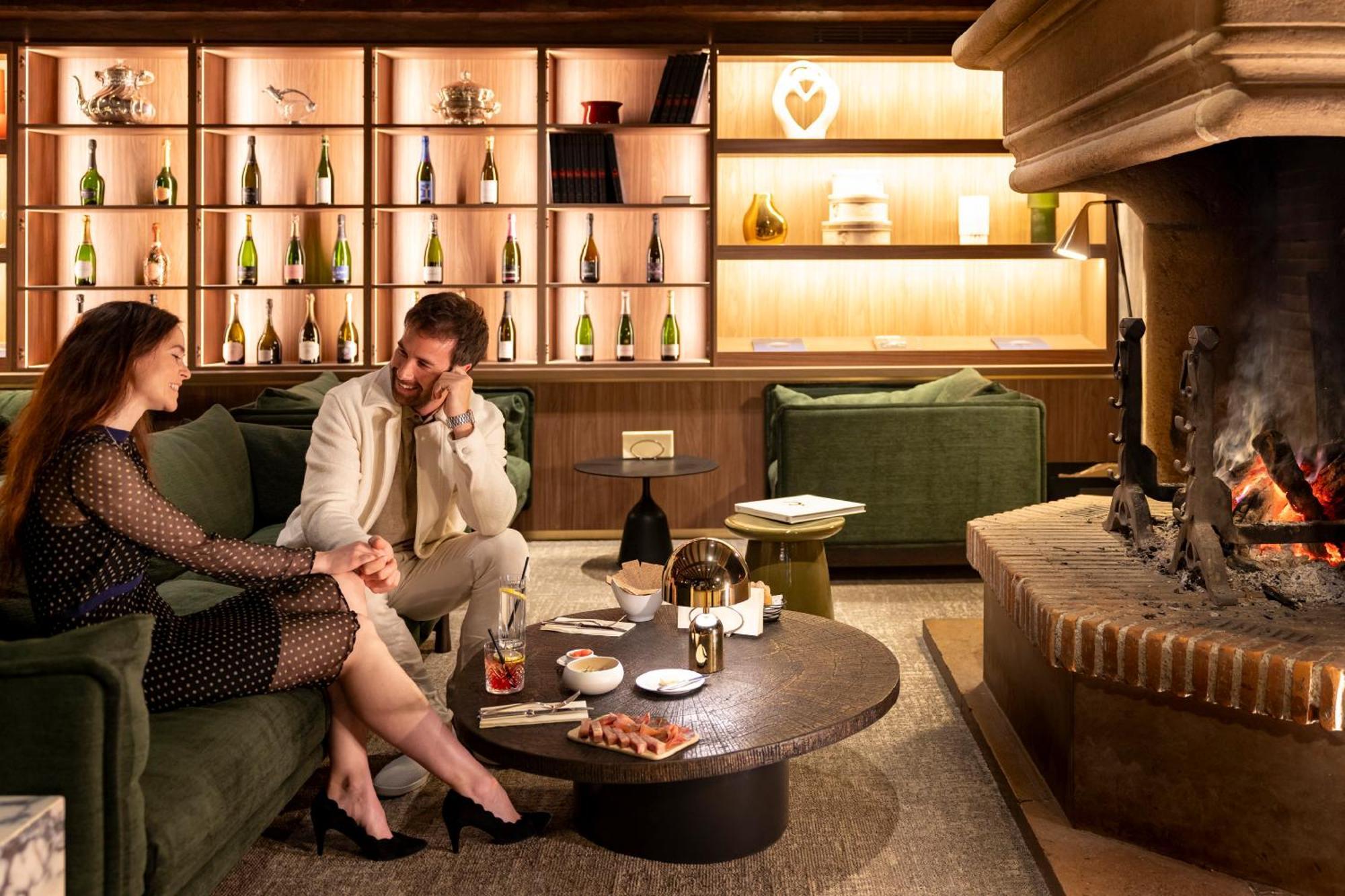 Hostellerie Briqueterie & Spa Champagne Vinay  Buitenkant foto The Fireplace